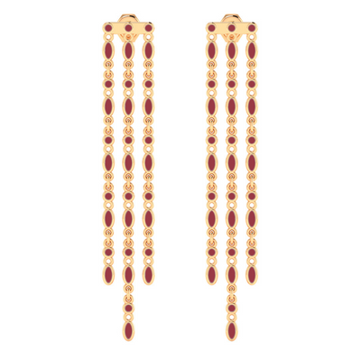 Amalei 18k gold earrings