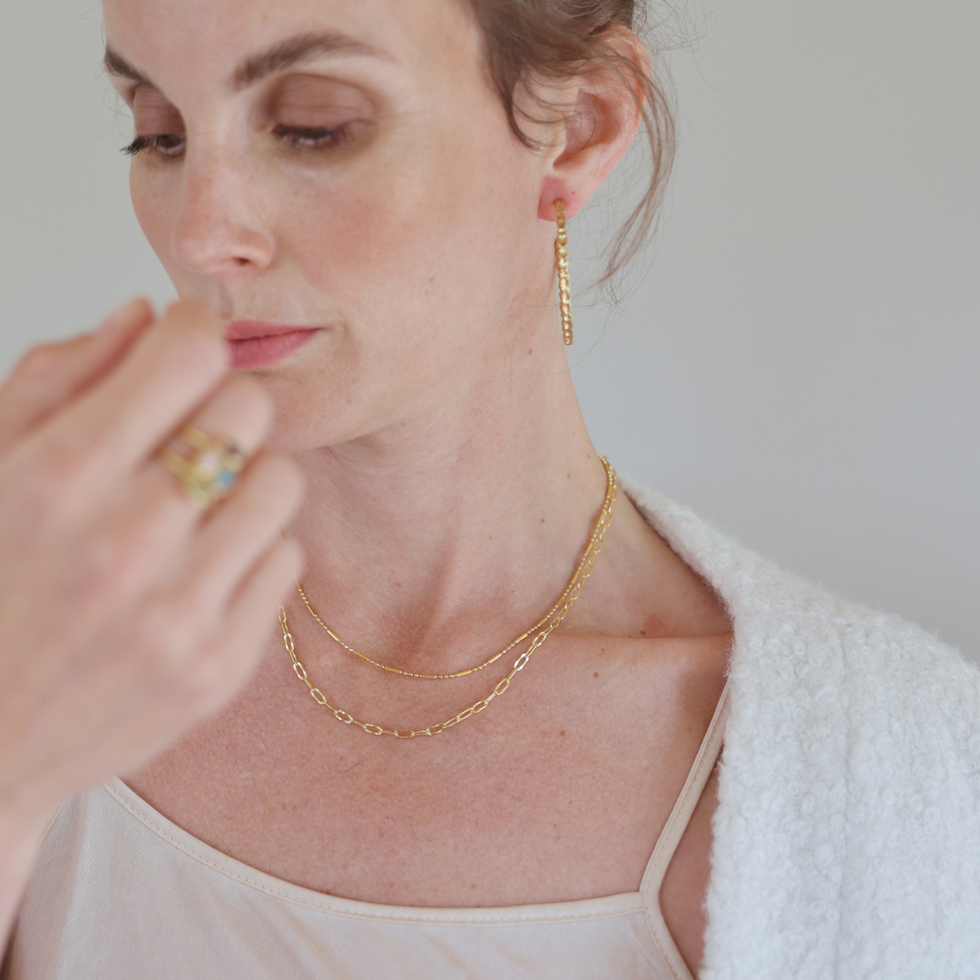 Bloom 18k gold vermeil necklace