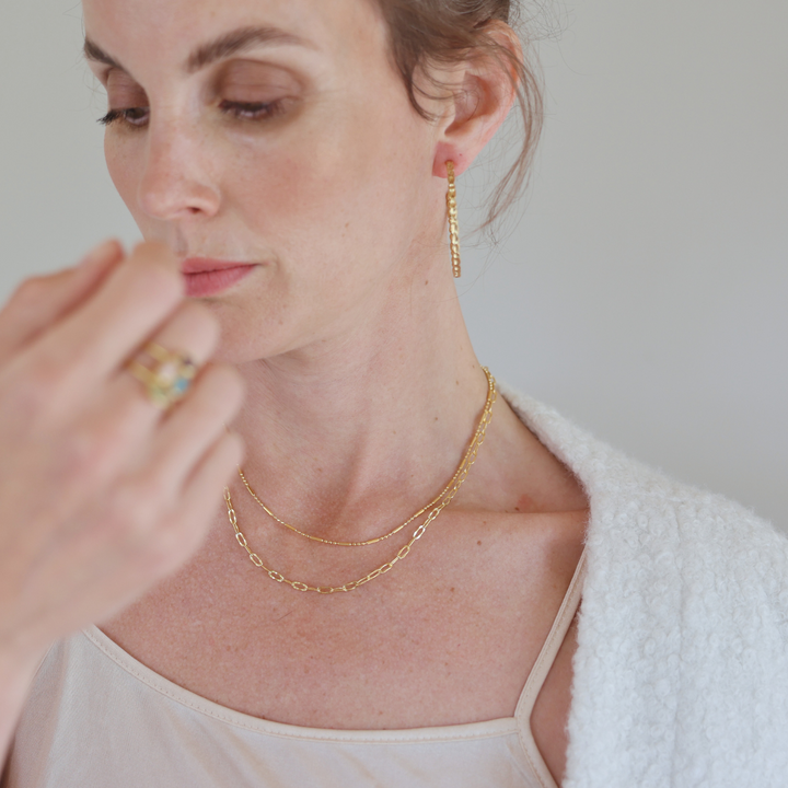 Bloom 18k gold vermeil necklace