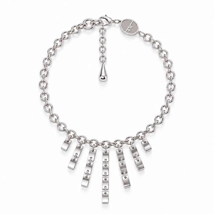 The Gatsby bracelet in solid silver