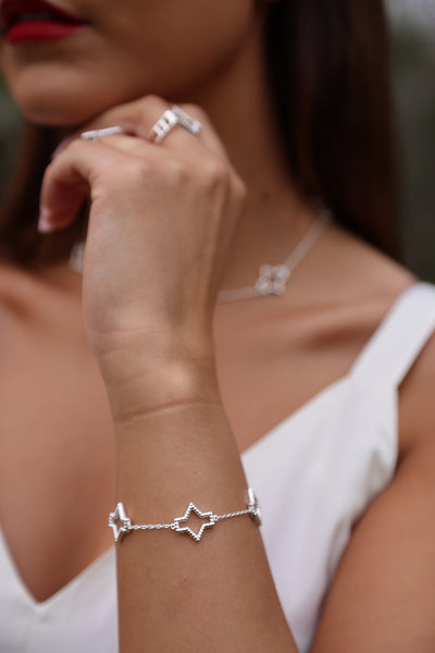 Starlite silver bracelet