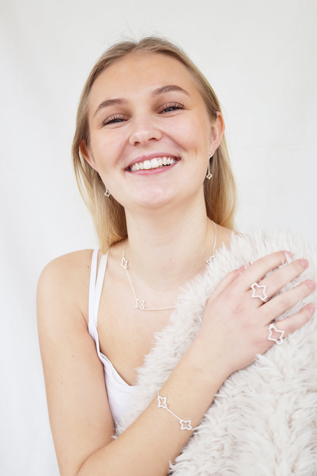 Starlite silver necklace