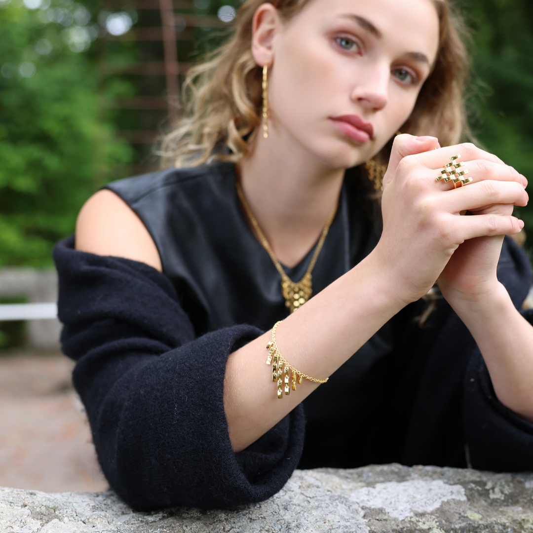 The Gatsby bracelet gold vermeil