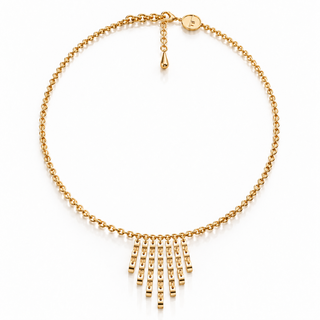 The Gatsby necklace gold vermeil