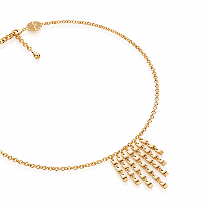 The Gatsby necklace gold vermeil