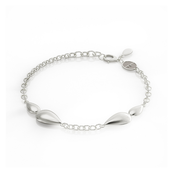 Lotus silver bracelet