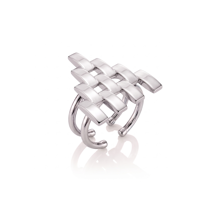The Gatsby ring in solid silver