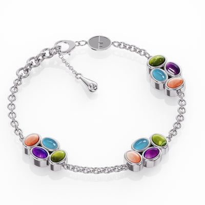 Bauble bracelet silver
