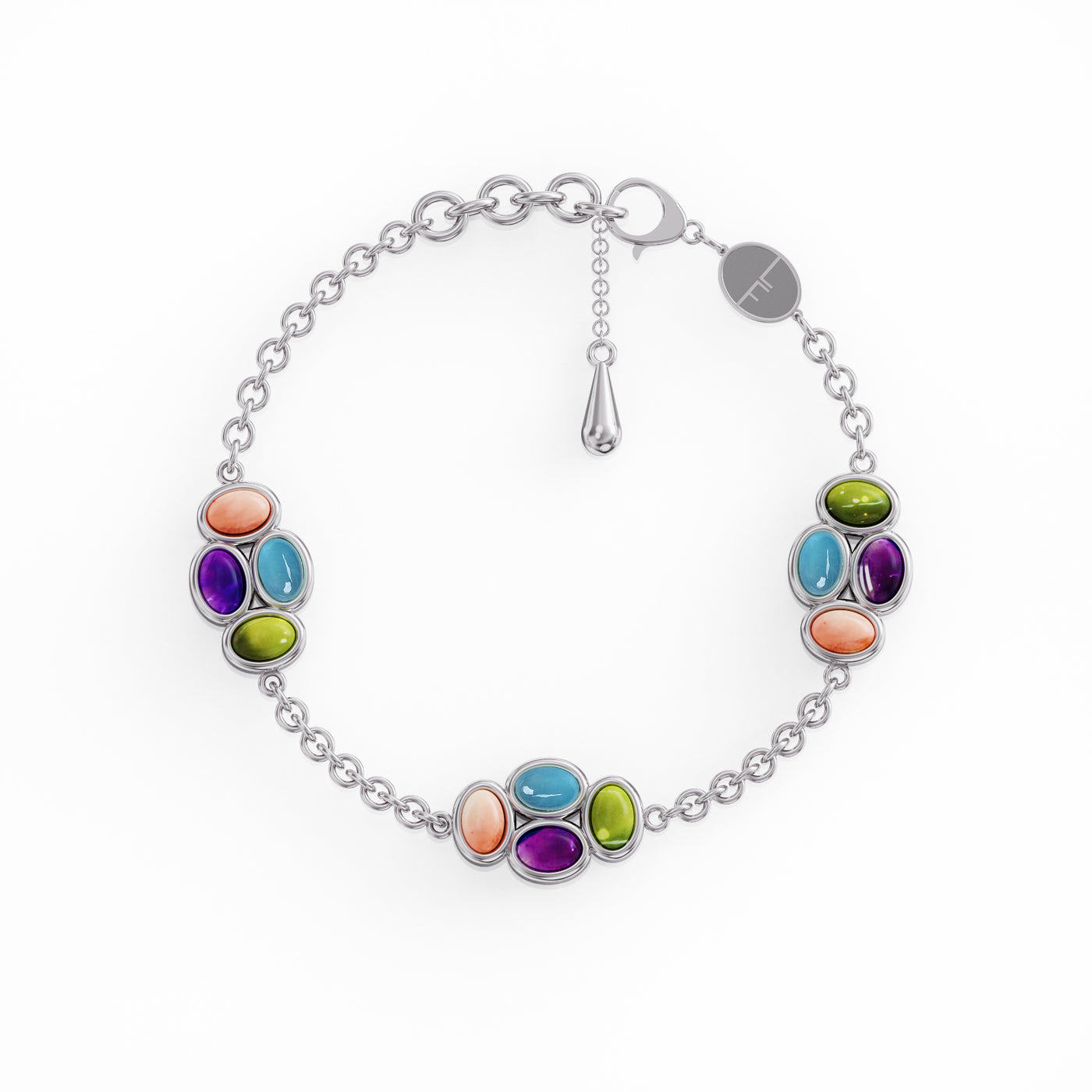 Bauble bracelet silver