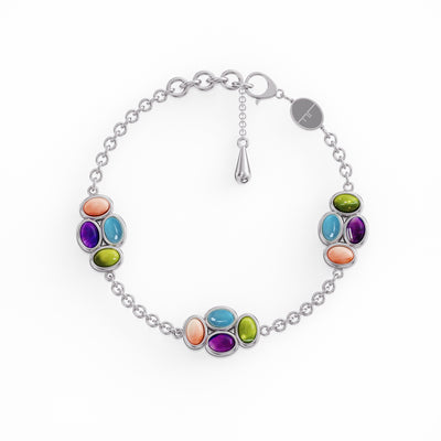 Bauble bracelet silver
