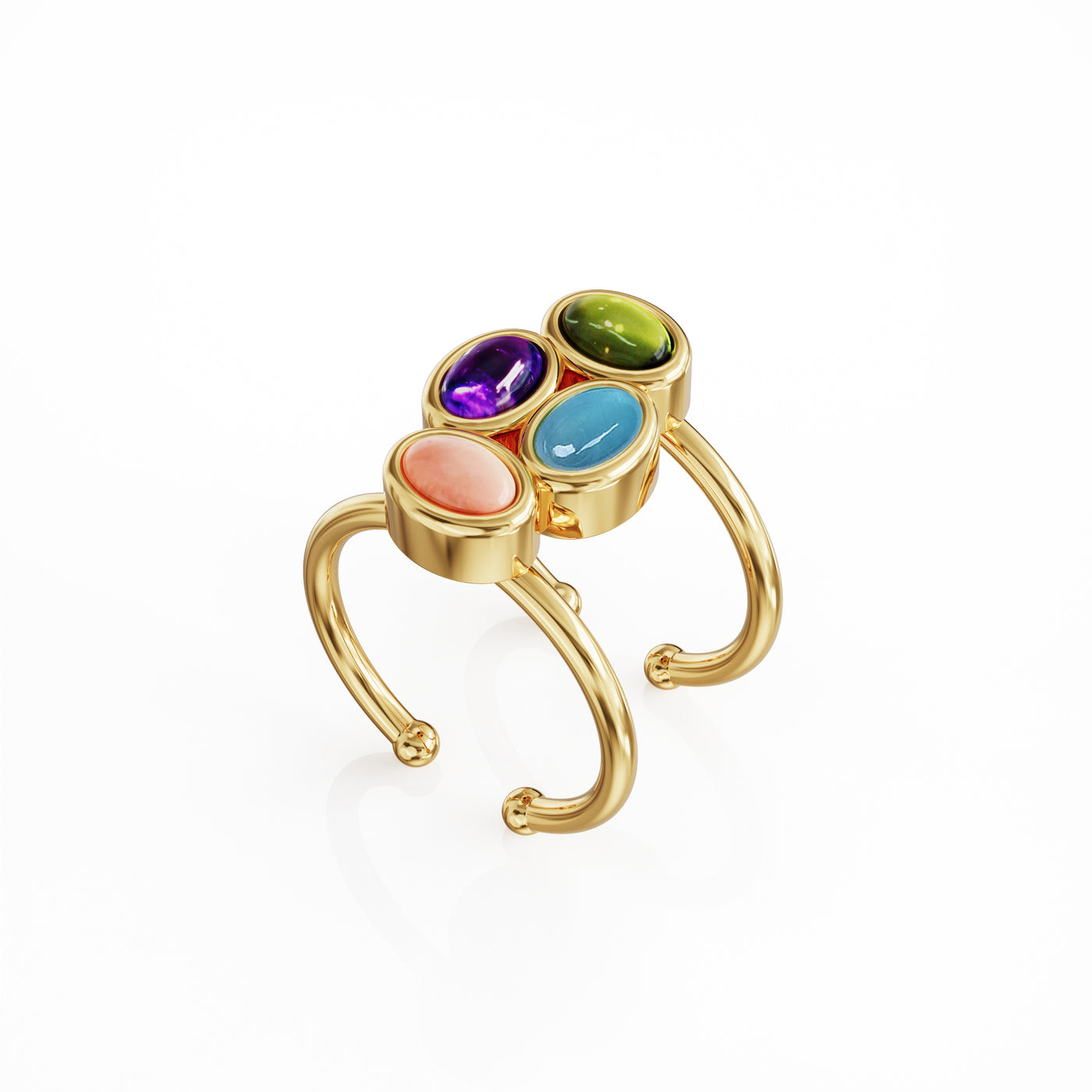 Bauble ring 18k gold