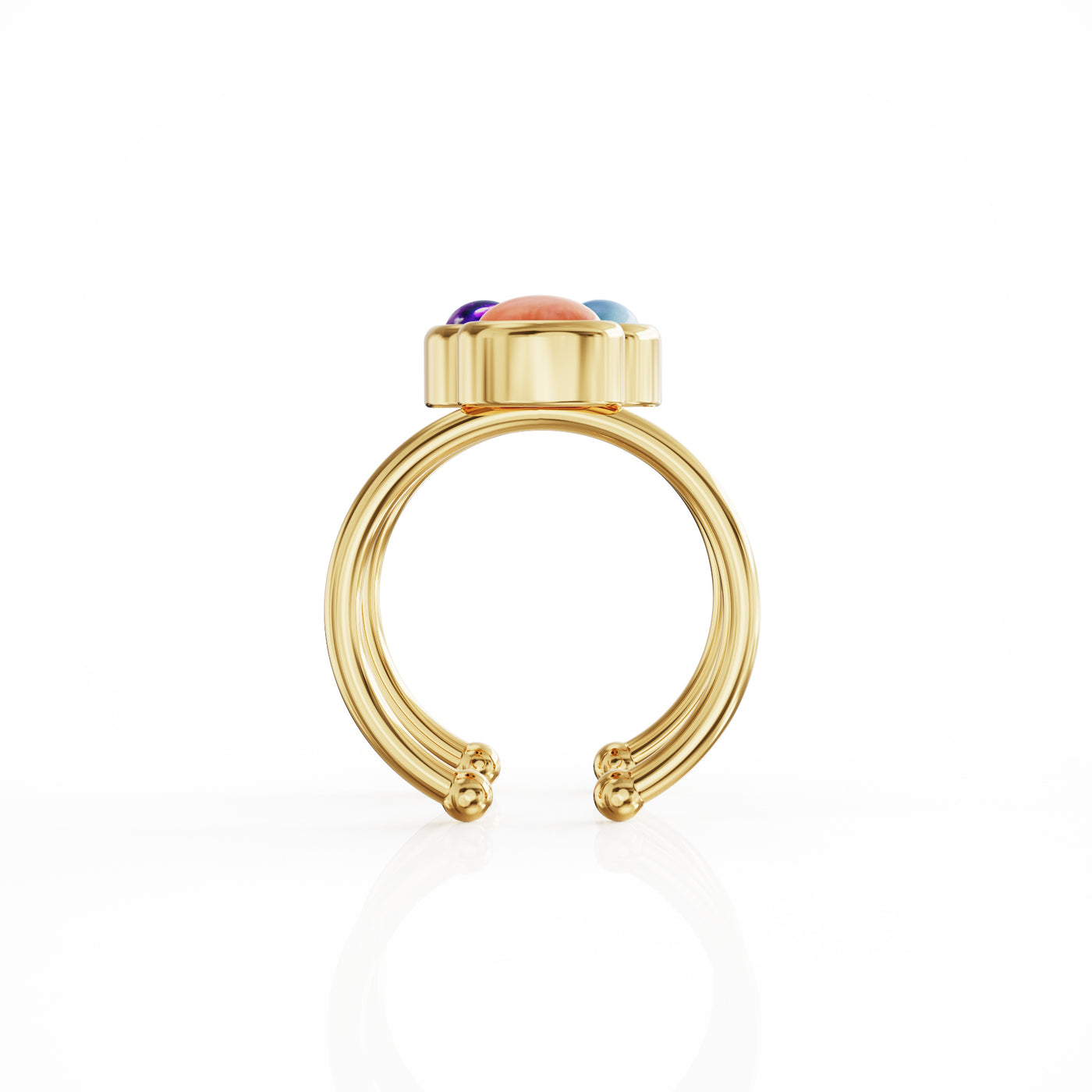 Bauble ring 18k gold