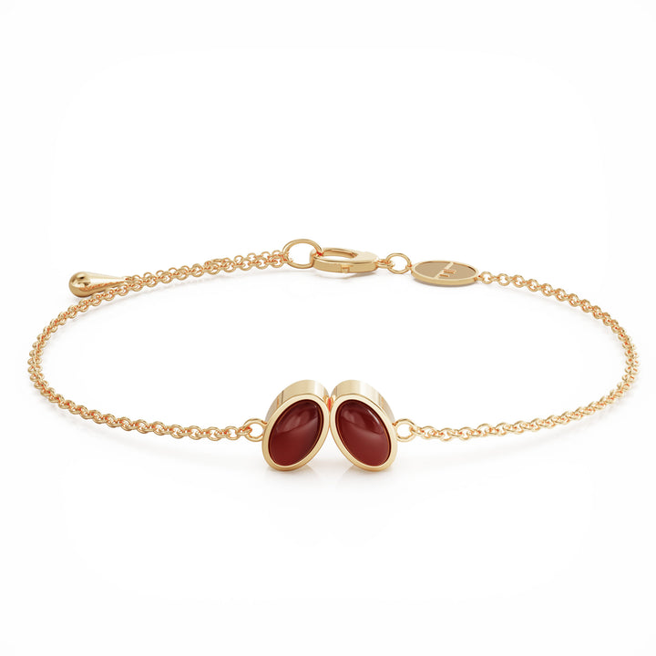 You & Me Baby 18k gold vermeil bracelet