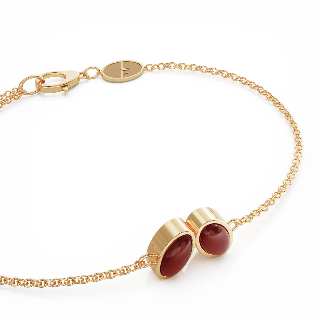 You & Me Baby 18k gold vermeil bracelet