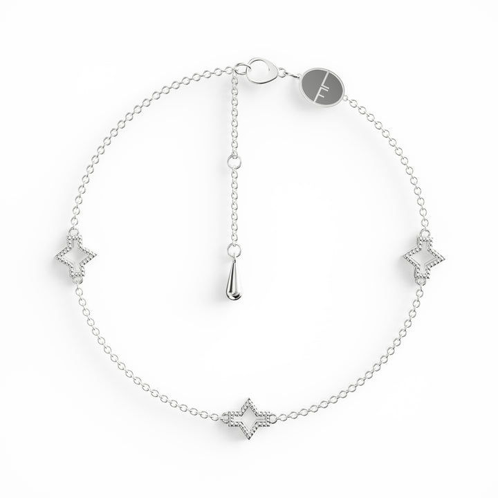 Starlite silver bracelet