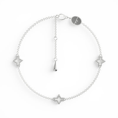 Starlite silver bracelet