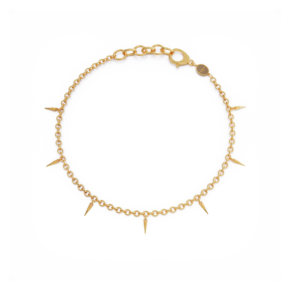 Horn bracelet 18k gold vermeil