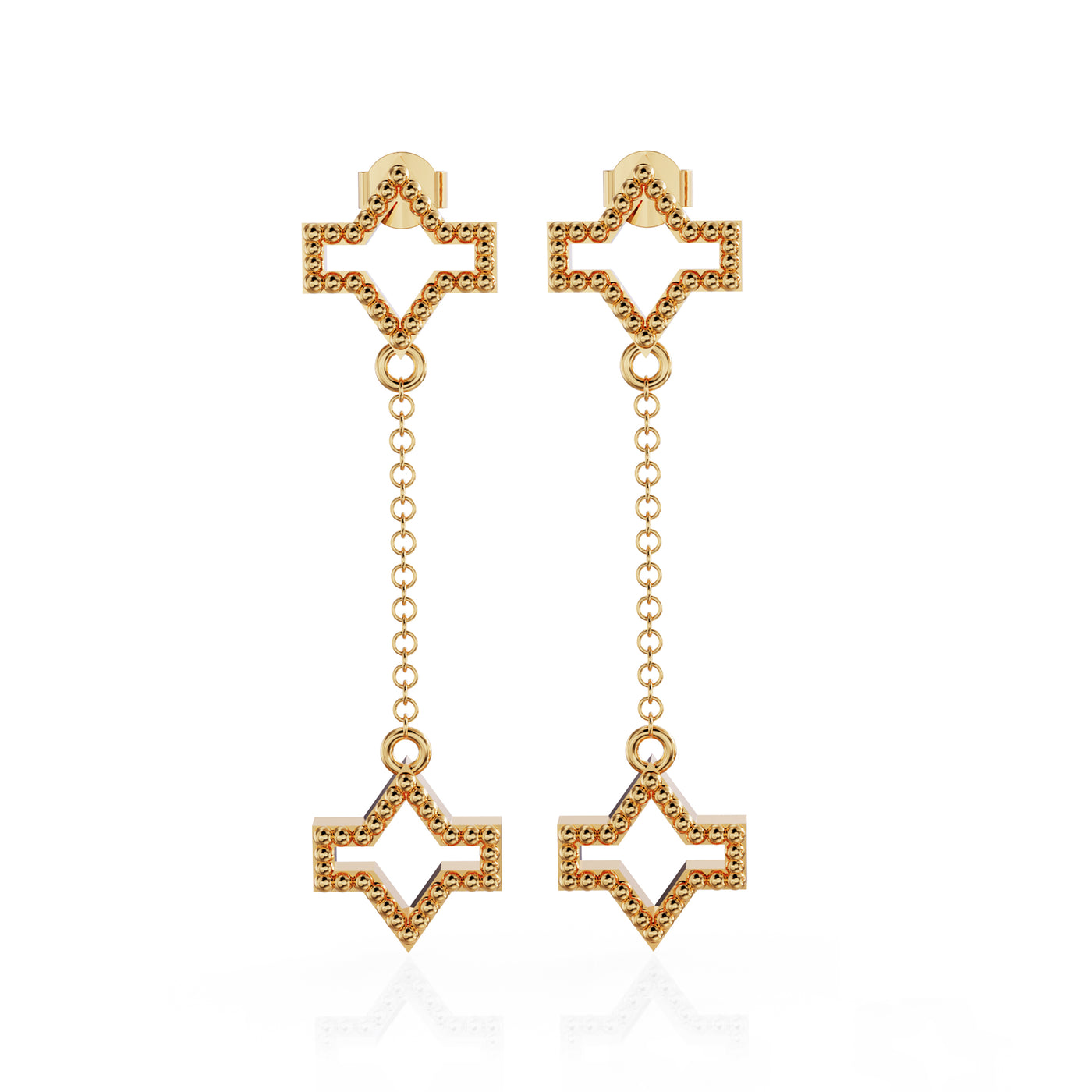 Starlite earring, 18k gold