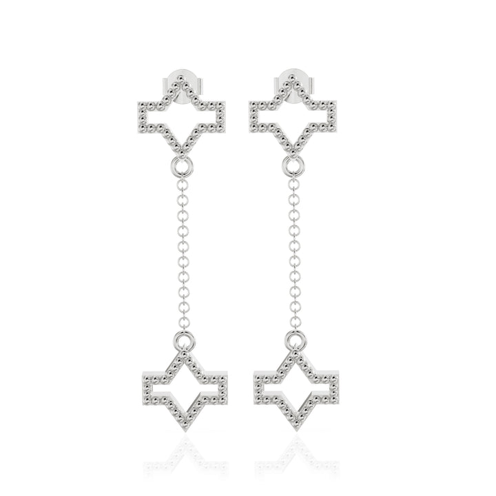 Starlite silver earrings