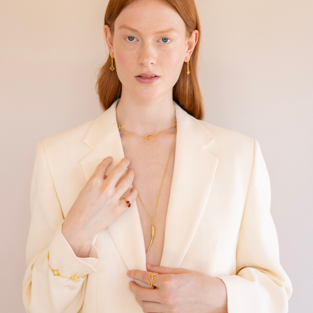 Starlite 18k gold vermeil necklace