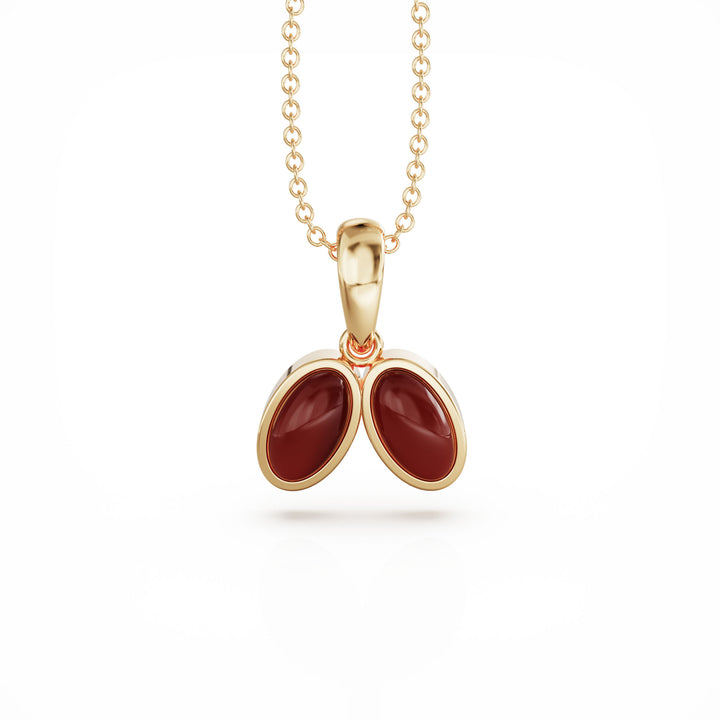 You & Me Baby 18k gold vermeil necklace