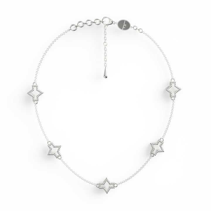 Starlite silver necklace