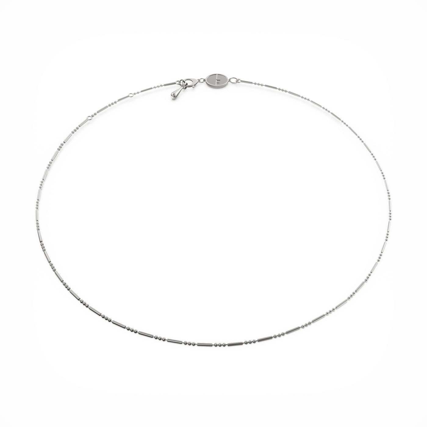 Daisy layering necklace solid silver