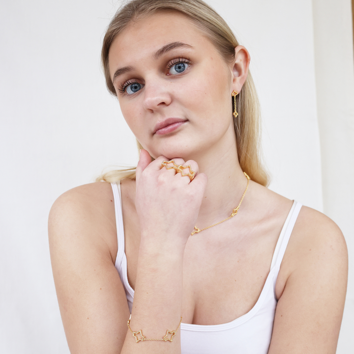 Starlite 18k gold vermeil ring