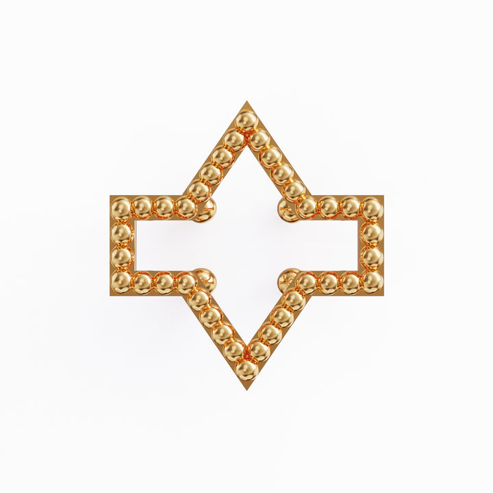 Starlite 18k gold vermeil ring