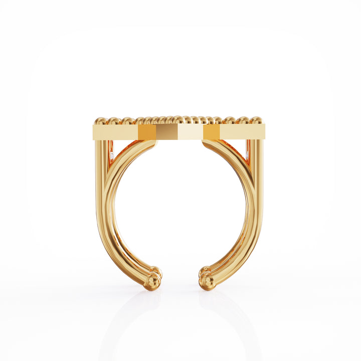 Starlite 18k gold vermeil ring