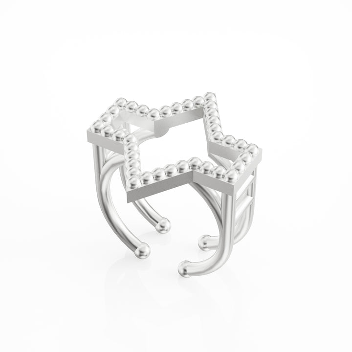 Starlite silver ring