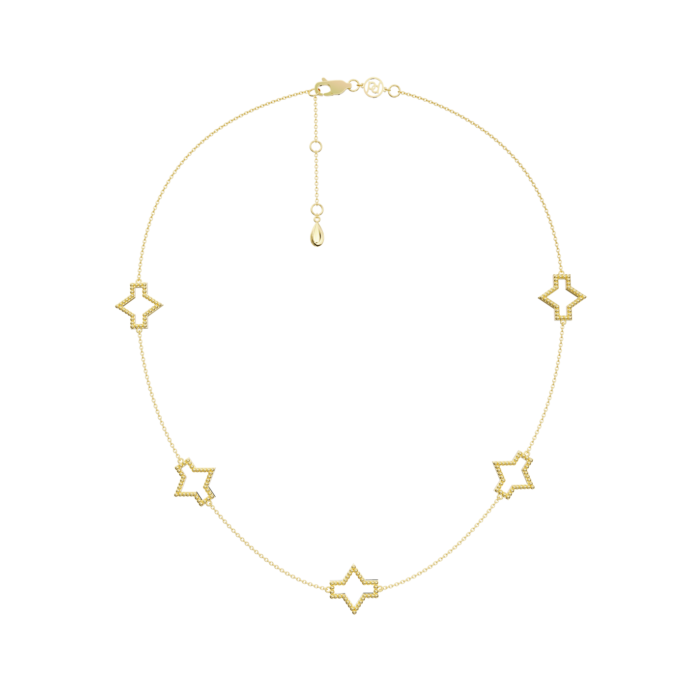 Starlite necklace, 18k gold
