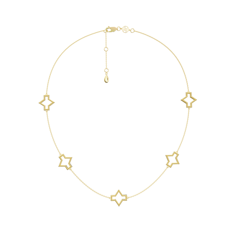 Starlite necklace 18k gold