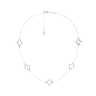 Starlite silver necklace