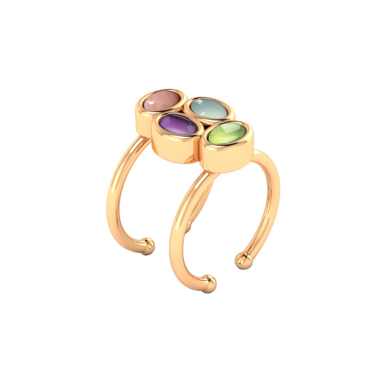 Bauble ring 18k gold