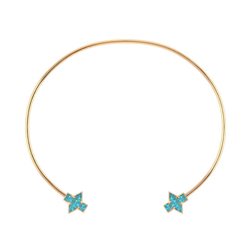 Star Necklace, 18k Gold