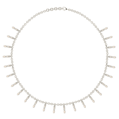 Amalei silver necklace
