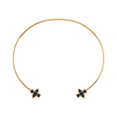 Star necklace, 18k gold