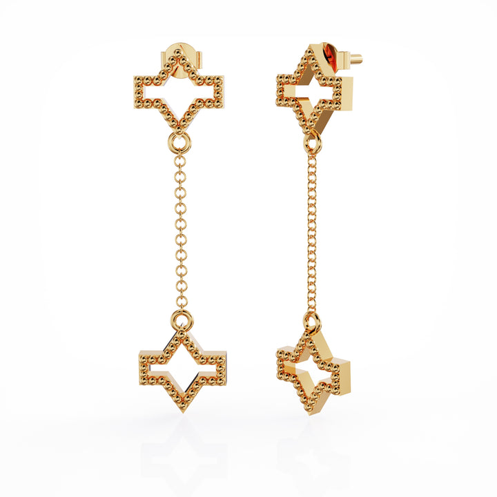 Starlite 18k gold vermeil earrings