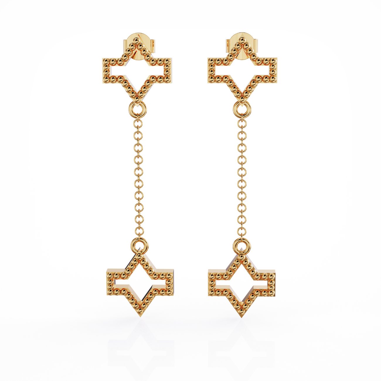 Starlite earring, 18k gold
